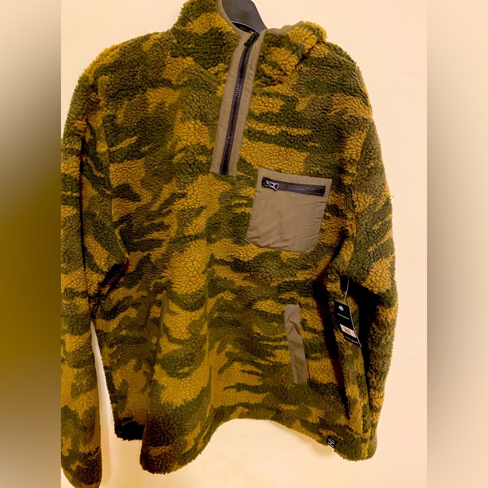 Utility Camouflage Fleece Half-zip Lucky Brand Hoodie